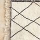 Berber Berber black and white or Ibd carpet 155 x 225