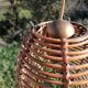 Ball rattan pendant light