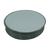 6 flat plates by Winterling Marktleuthen