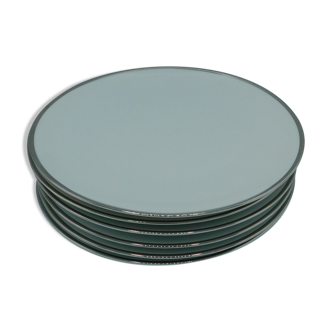 6 flat plates by Winterling Marktleuthen