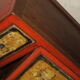 Mid century Chinese painted cabinet with 2 doors and 2 drawers