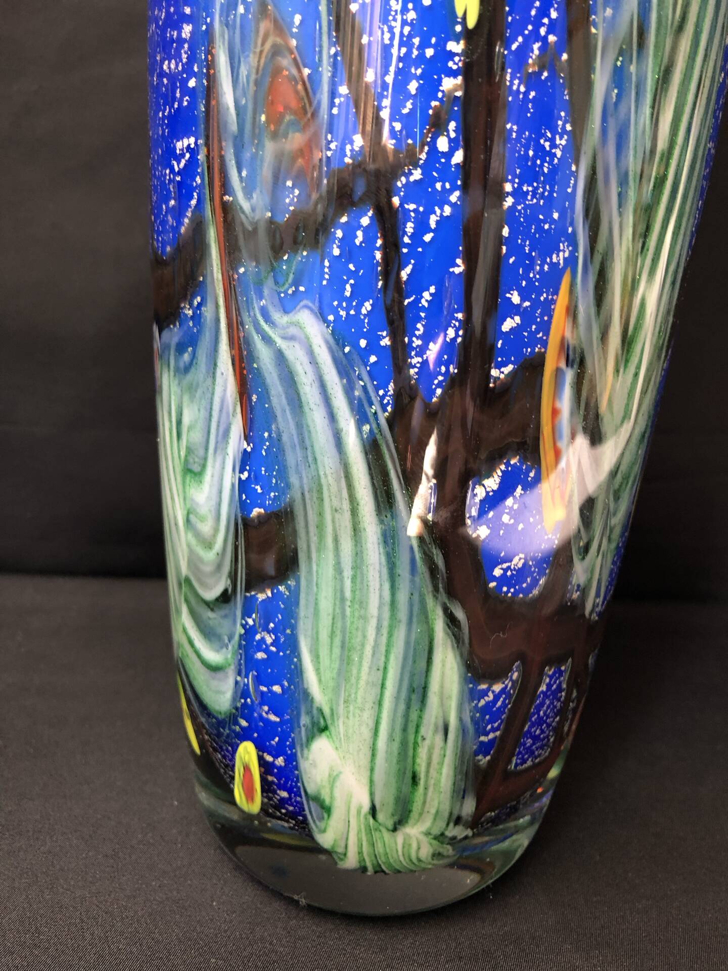 Vintage Murano glass vase - H40cm