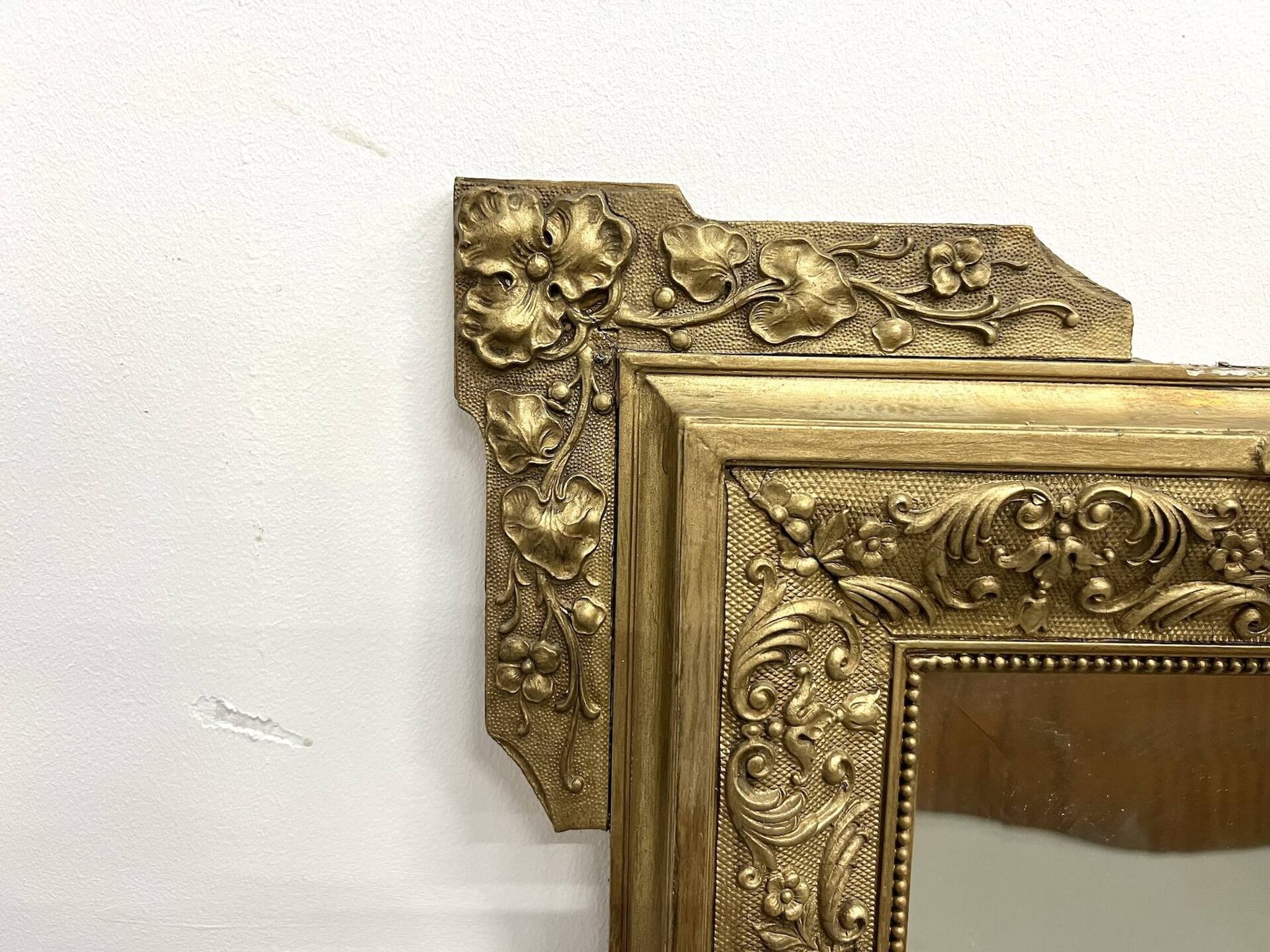 Napoleon III "rocaille" mercury mirror