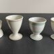 4 antique ceramic egg cups