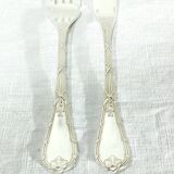 Christofle – 12-piece silver-plated fish cutlery set