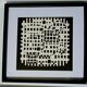 Tableau Vintage Art Optique - Victor Vasarely - Frame 40x40cm