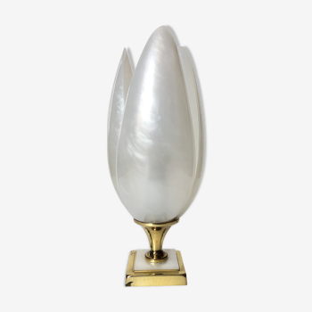 Lampe de table tulipe par Laurent Rougier 1970