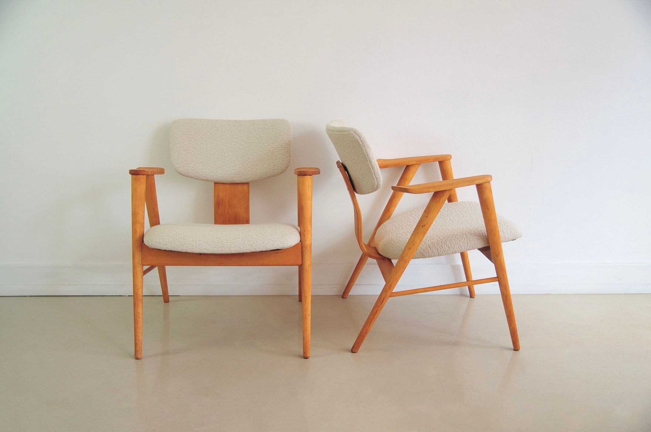 Set of 2 Pastoe FT14 armchairs