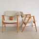 Set of 2 Pastoe FT14 armchairs