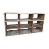 Etagère bois 9 cases