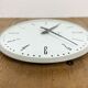 Grey Industrial Factory Wall Clock from Siemens, 1970s