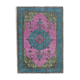 Handmade Antique Turkish 1980s 227 cm x 319 cm Pink Rug