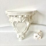 Wall console ceramic shelf
