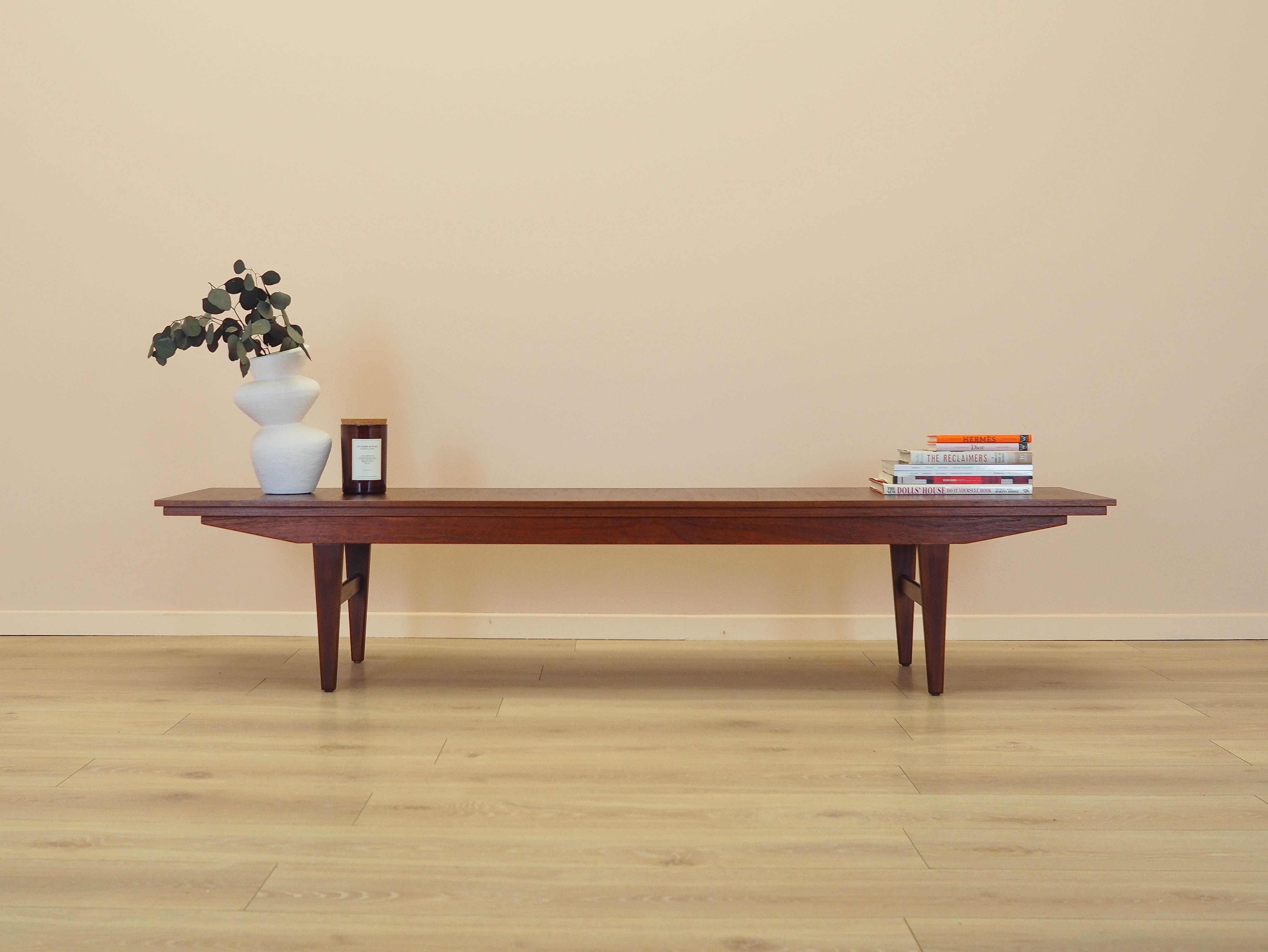 Teak lowboard, Danish design, 1970s, made in Denmark