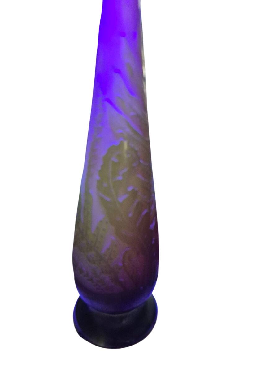 soliflore vase Emile Gallé 1900 1910