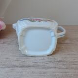 Ancien petit pot à lait décor floral, petit pichet vintage en porcelaine