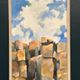 Original Swedish Oil on Canvas – "Landscape" by Eva S. – Signed – Vintage & Framed – 52 × 34 cm (20.5" × 13.4")