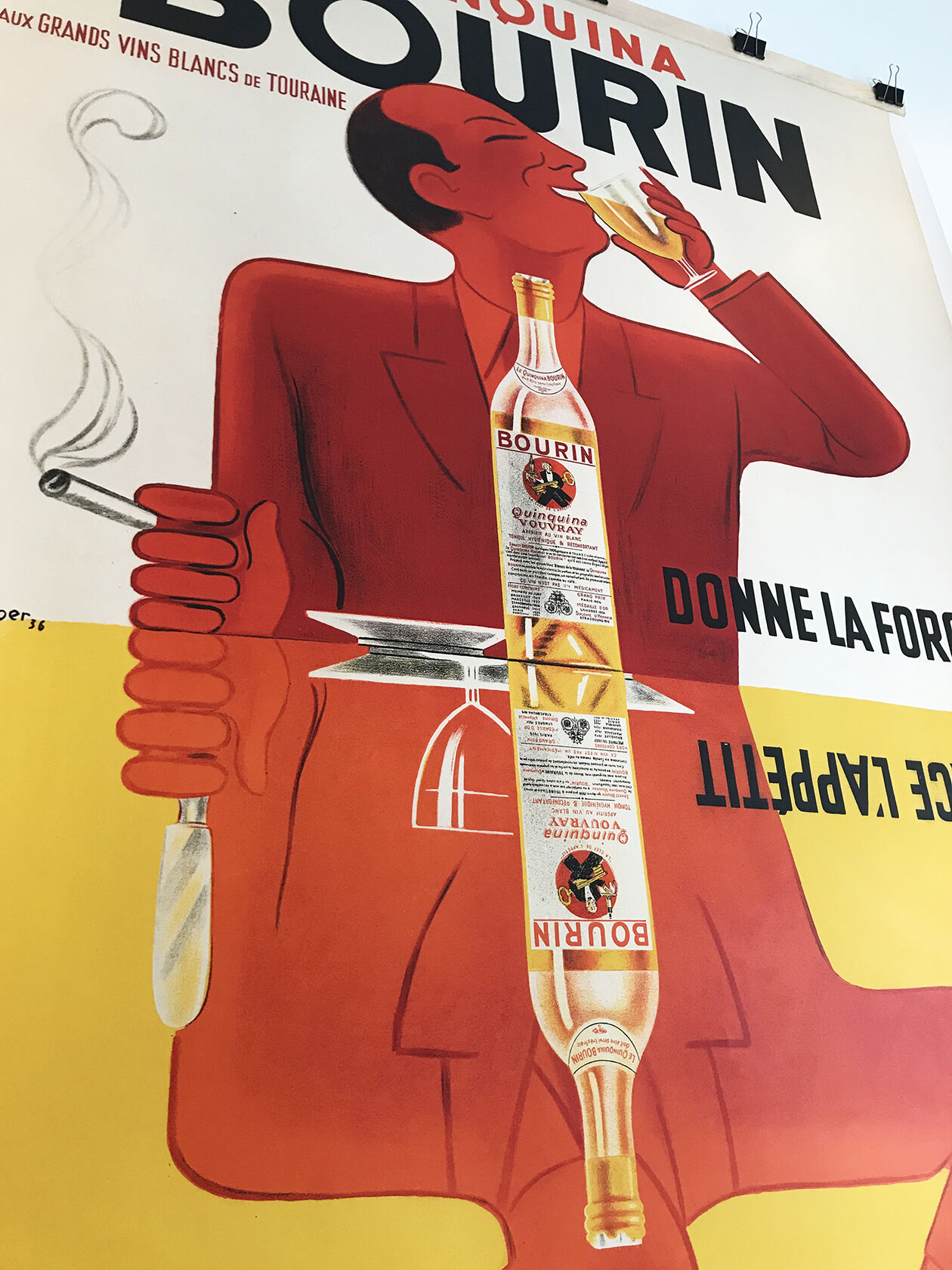Affiche originale Quinquina Bourin par les frères Bellanger