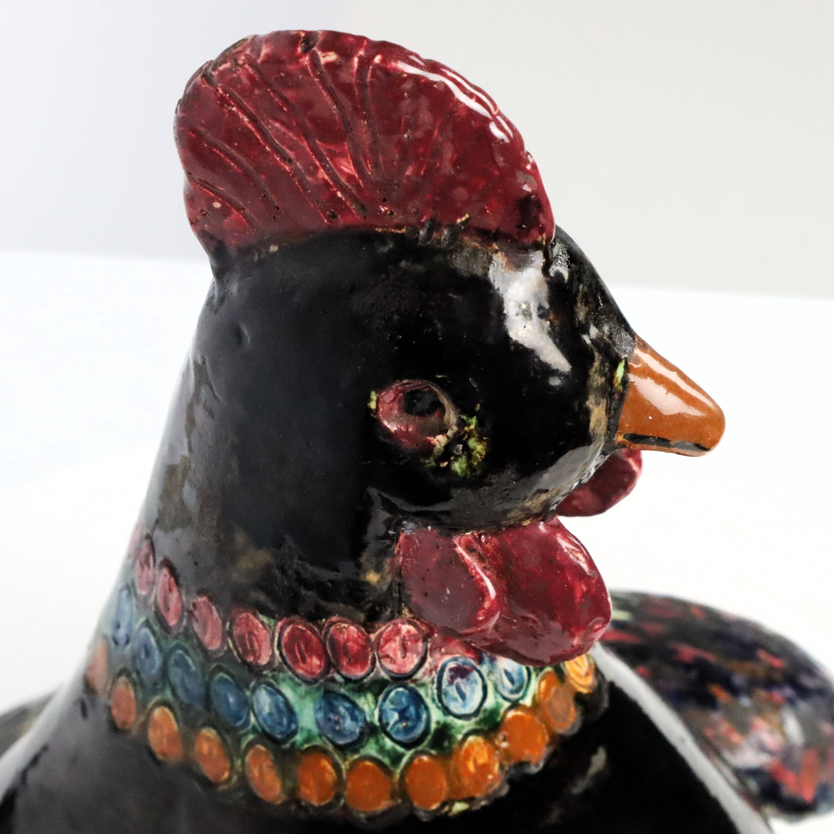 Zoomorphic ceramic vase in the style of Guidette Carbonell