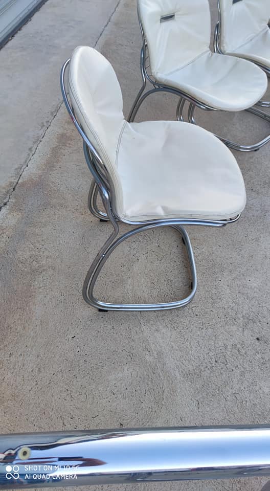 Six Sabrina model chairs by Gastone Rinaldi for Rima circa 1970