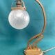 Brass table lamp in Jugendstil.