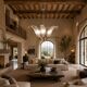 Extraordinary Large Transparent Murano Glass Leaves Chandelier by Franco Lu