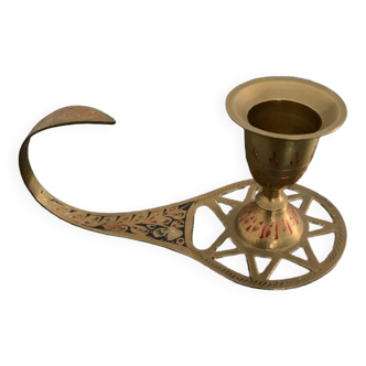 Brass candle holder