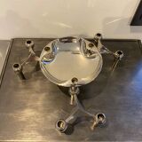 3 S22 candlesticks and 1 modular S44 bowl NAGEL vintage 1970