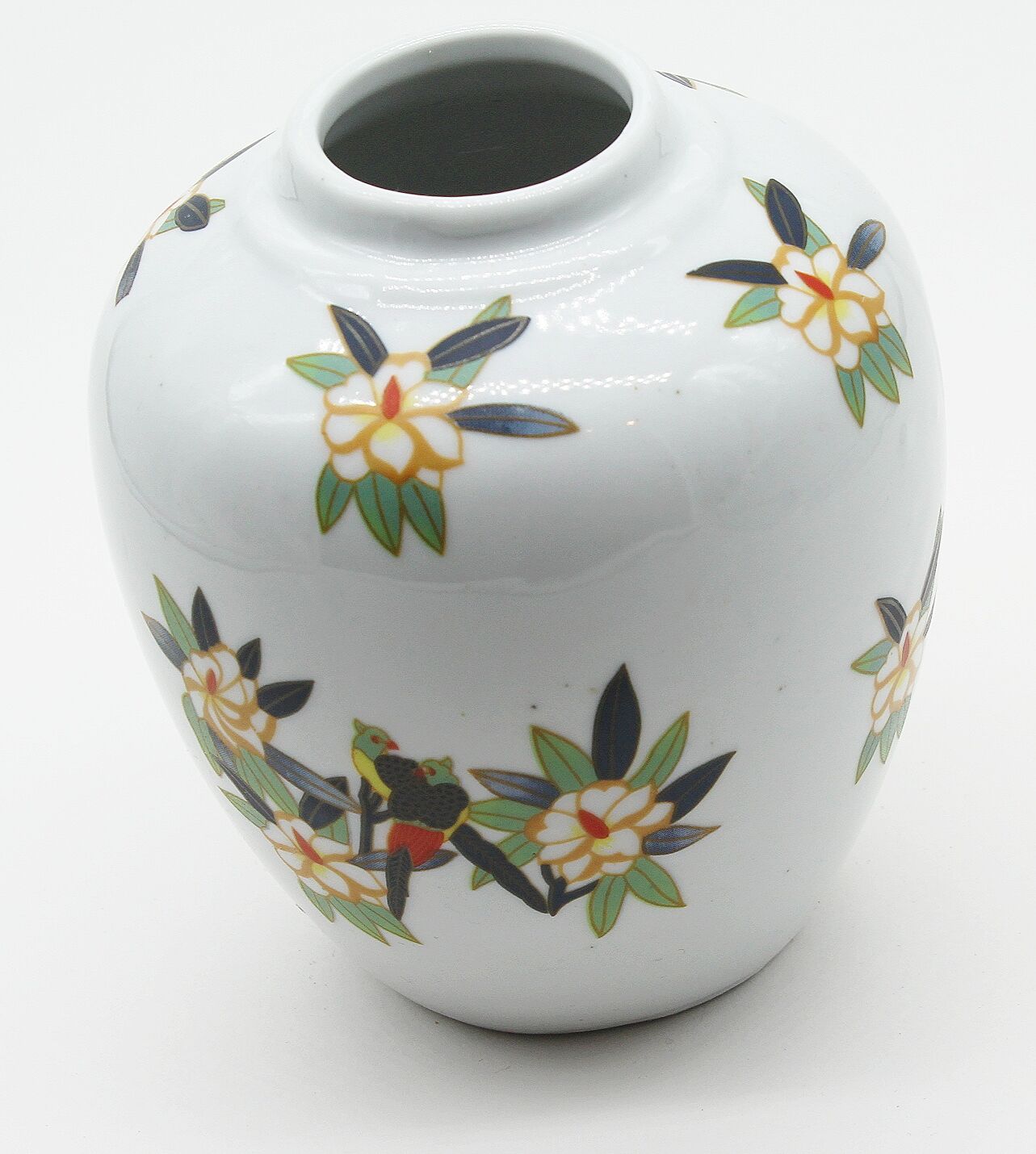 Ceramic bird vase
