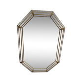 Antique mirror in gilded wood 85 x 59 cm
