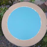 Large round Gustavian style mirror
