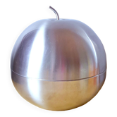 Pomme en inox brossé 70s