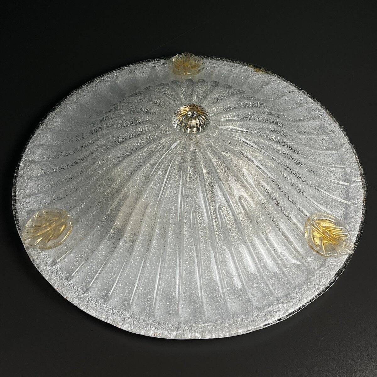 Murano Glass Ceiling Lamp, Italy, 1990s