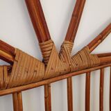 Rattan headboard for 2 people 140/160
