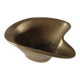 Vintage brass ashtray with an organic design from the 1950s.