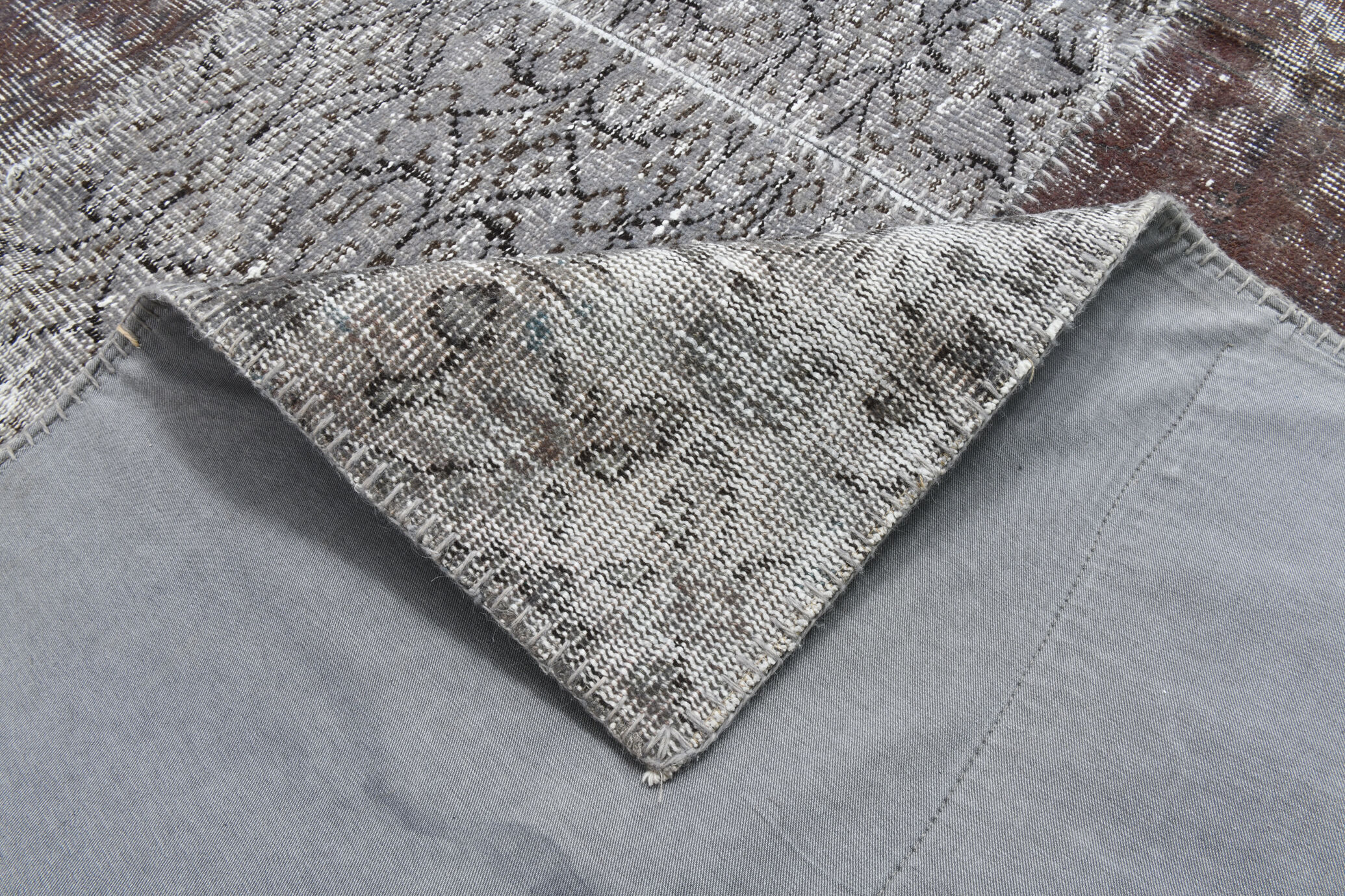 8x11 Handmade Wool Vintage Rug 354x251Cm