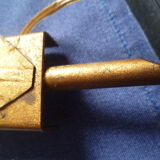 Wall lamp flower brass hang vintage
