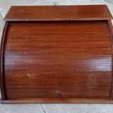 Old mail organizer with curtain