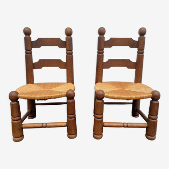 Pair of low chairs 1940