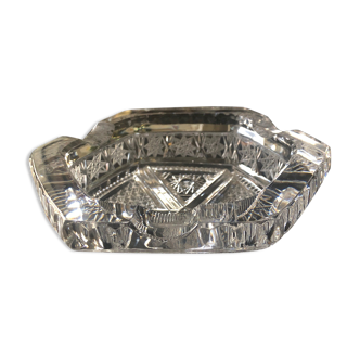 Bohemian crystal ashtray