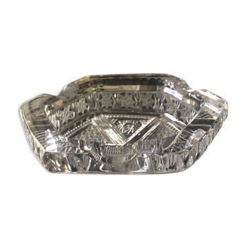 Bohemian crystal ashtray