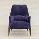 1960s, Swedish design, refurbished high-back armchair, vintage velour