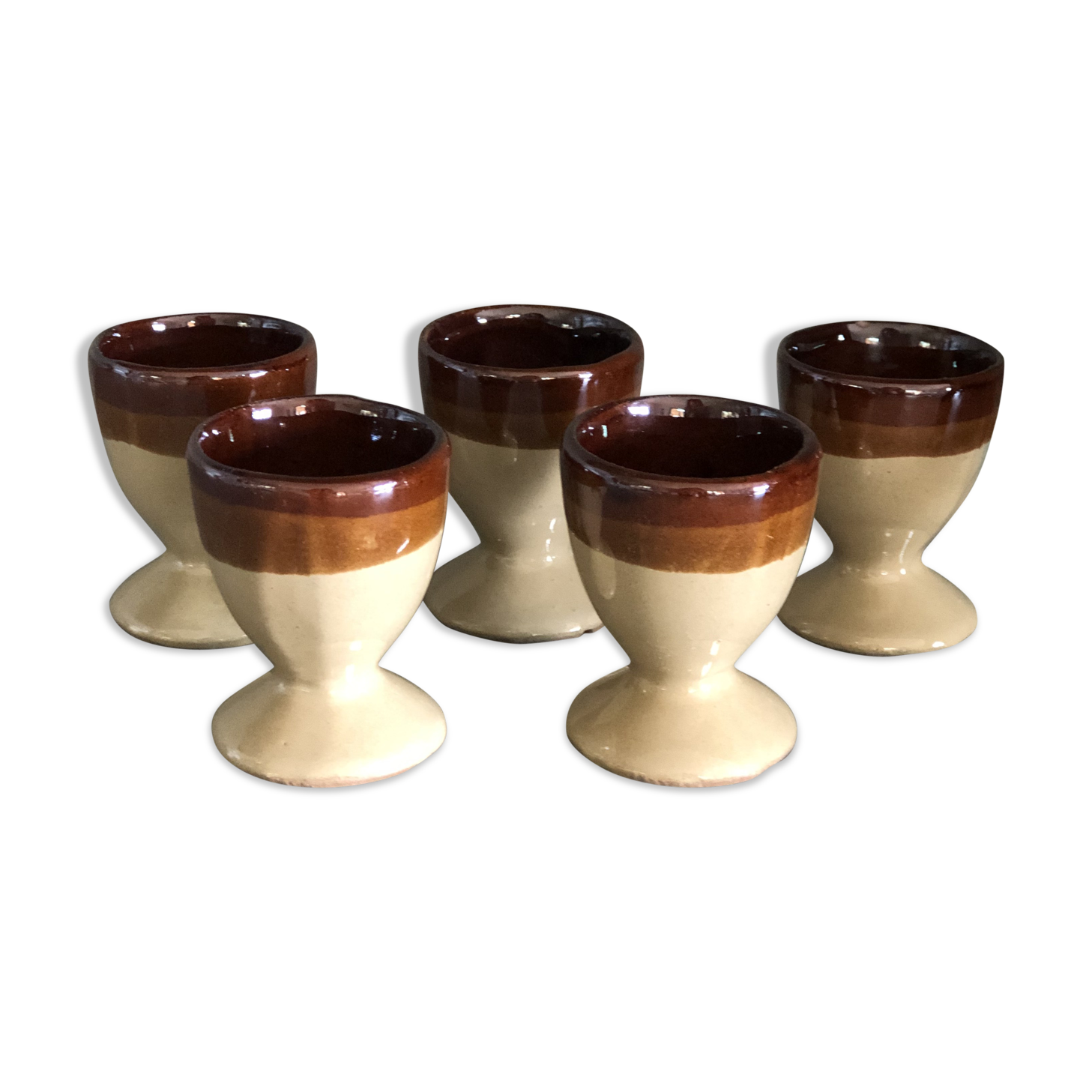 5 ceramic cockroaches