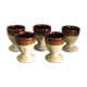 5 ceramic cockroaches