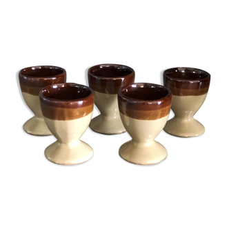 5 ceramic cockroaches