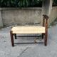 Cantel or antique mulched bench of fireplace corner