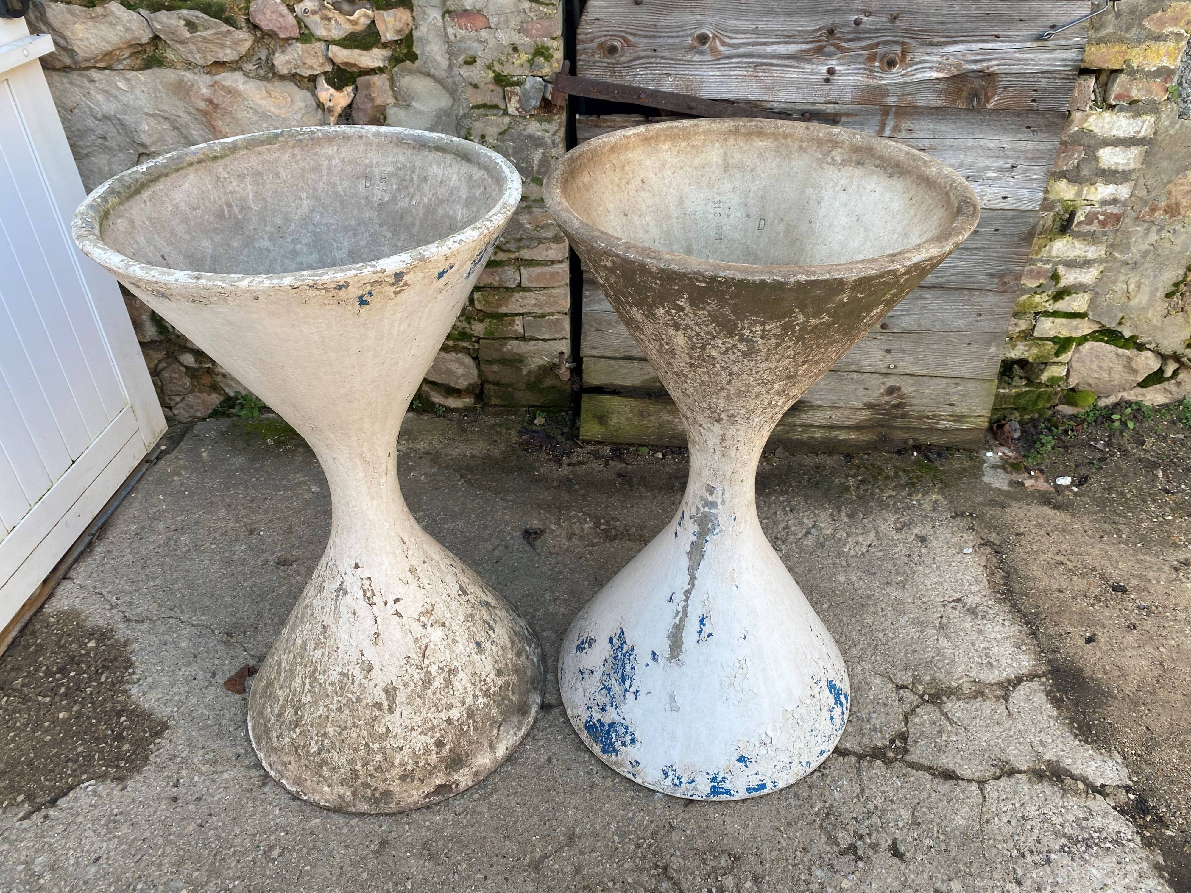 XXL diabolo fiber cement planters Willy Ghul & Anton Bee Eternit