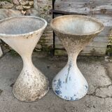 XXL diabolo fiber cement planters Willy Ghul & Anton Bee Eternit