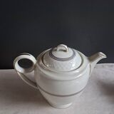 Teapot, sugar bowl, milk jug, jam jar.