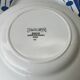 Lot of six flat plates from Digoin Sarreguemines
